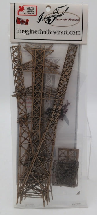 Acme 4005 HO Scale By Imagine That Laser Cut 60 Ft. Transmission Tower Kit