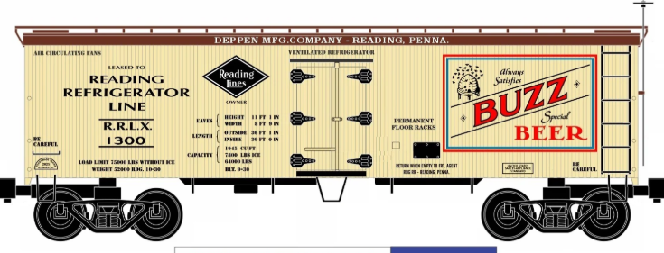 RMT 86199-168 O Buzz Beer Woodside Reefer