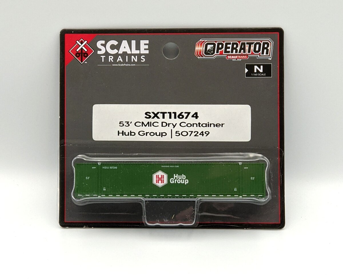 Scale Trains SXT11674 N 53' Hub Group CMIC Dry Container #507249