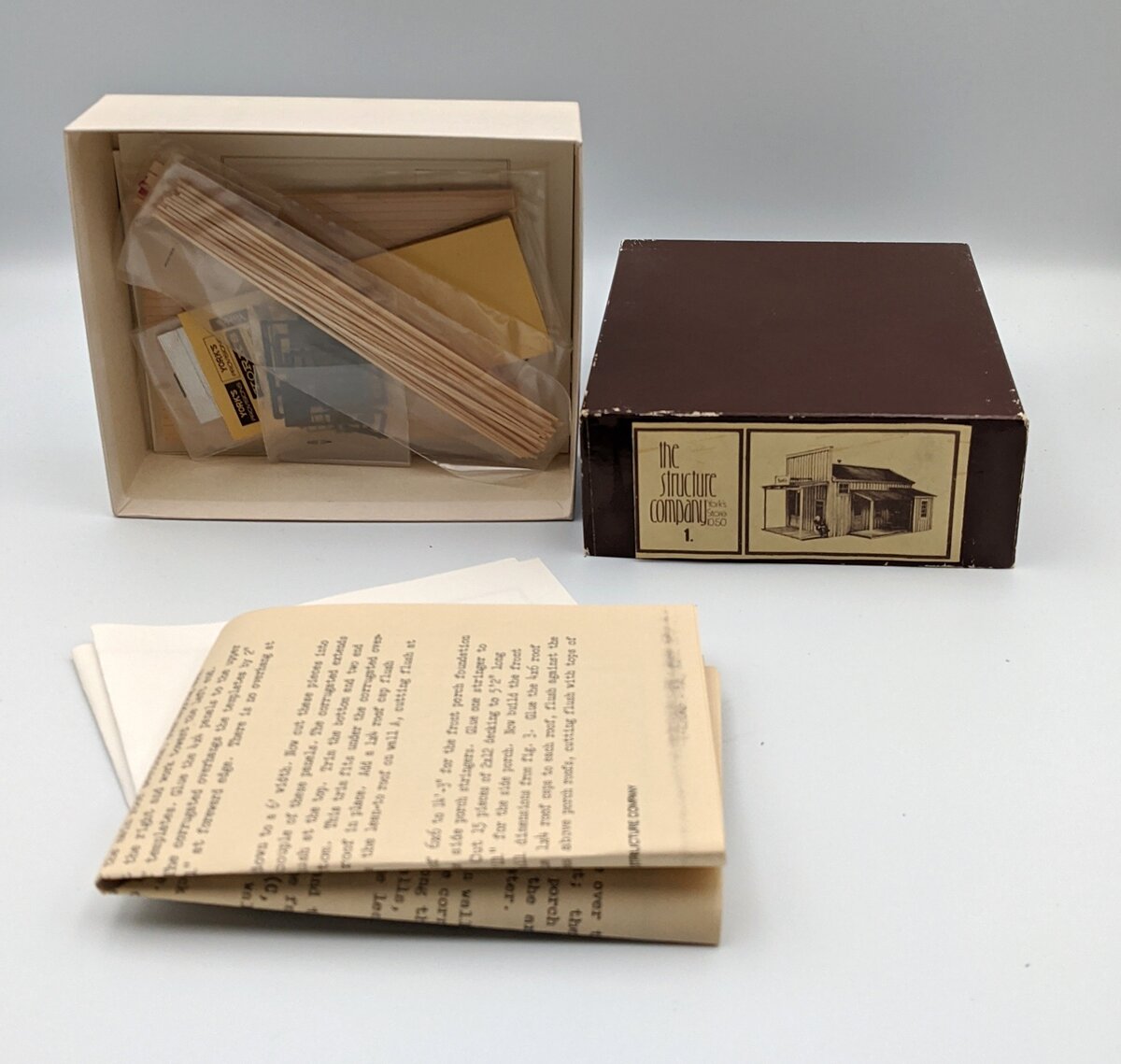 The Structure Company 1050 HO Scale York’s Store Wood Building Kit