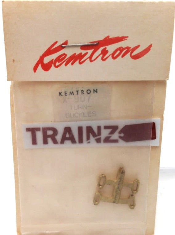 Kemtron X-907 On3/On30/O Scale Turn Buckles Brass Part Oner Piece