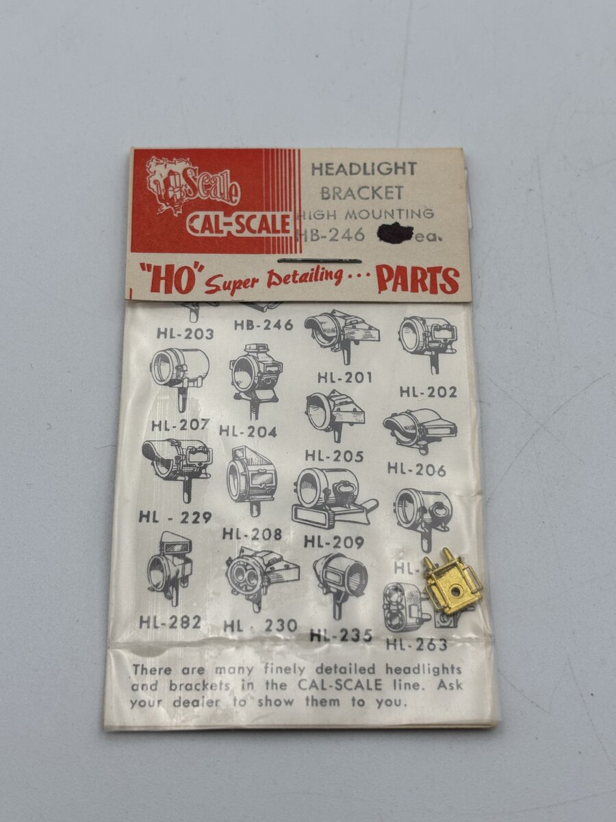Cal Scale HB-246 HO Headlight Bracket High Mounting