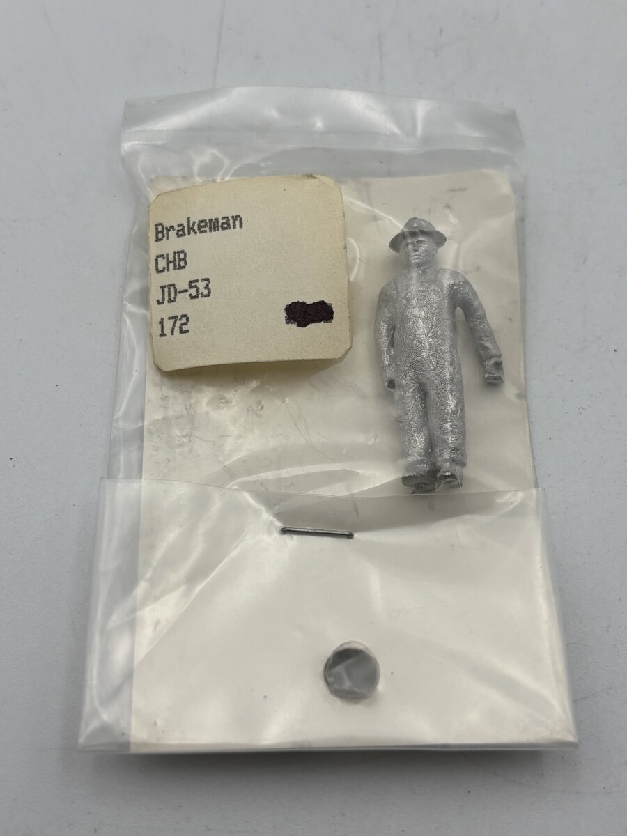 C.H.B. Models JD-53 O Scale Brakeman Figure Casting