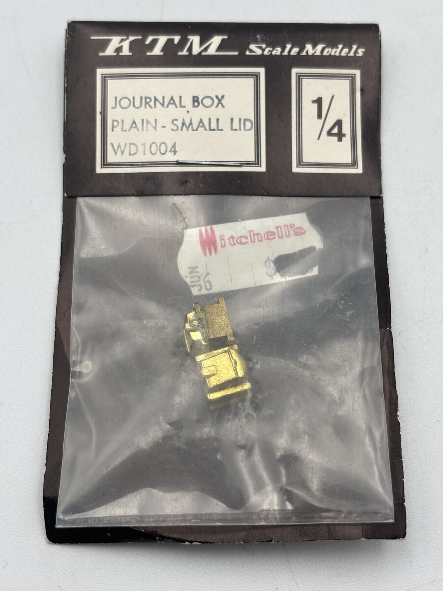 KTM Scale Models WD1004 N Scale Journal Box Plain-Small Lid