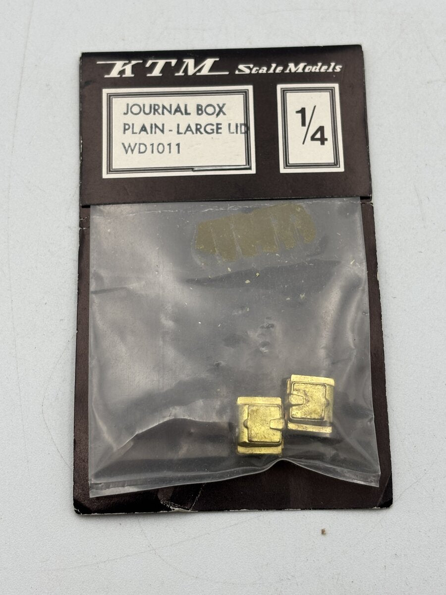 KTM Scale Models WD1011 N Scale Journal Box Plain-Large Lid Casting