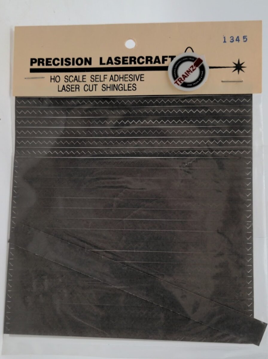 Precision Lasercraft 1345 HO Scale Self Adhesive Laser Cut Shingles