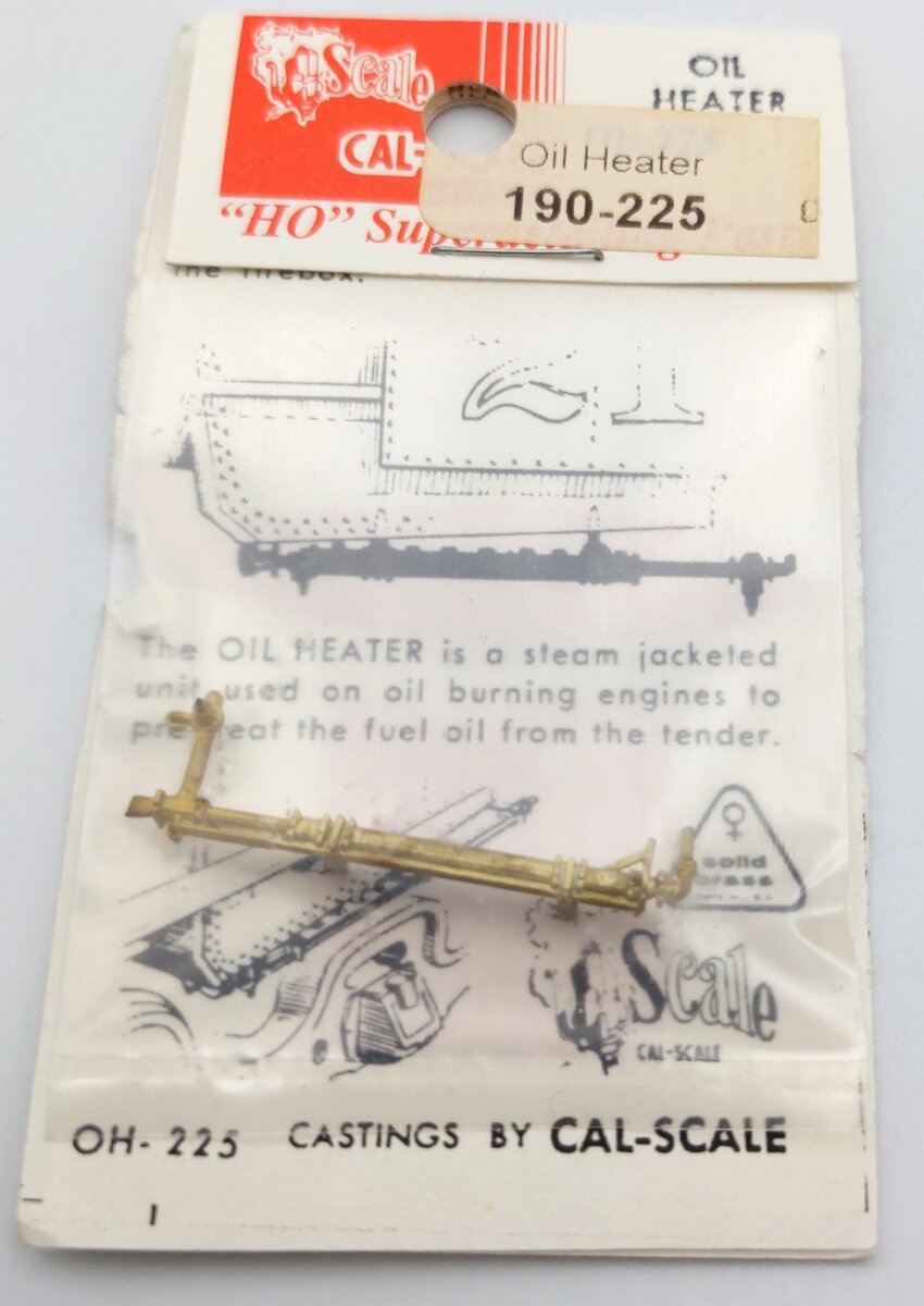 Cal Scale 190-225 HO Scale Oil Heater
