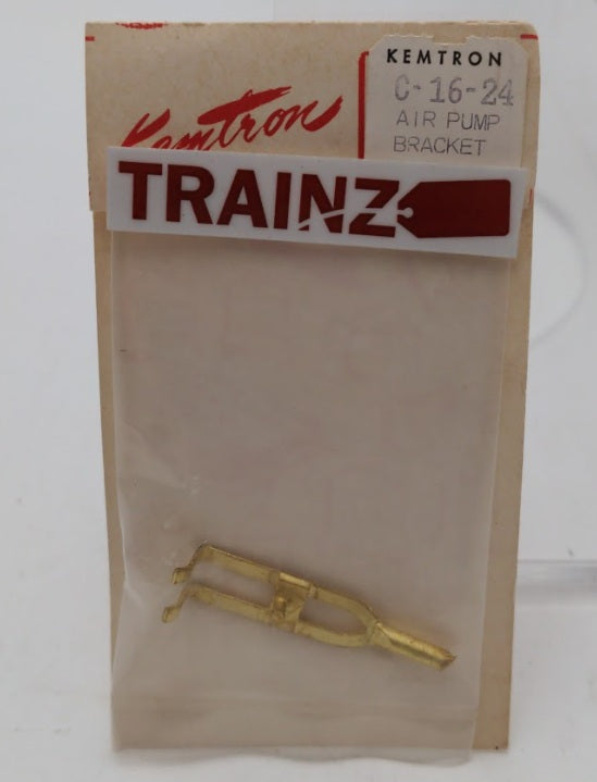 Kemtron C-16-24 O Scale Air Pump Bracket Brass Part