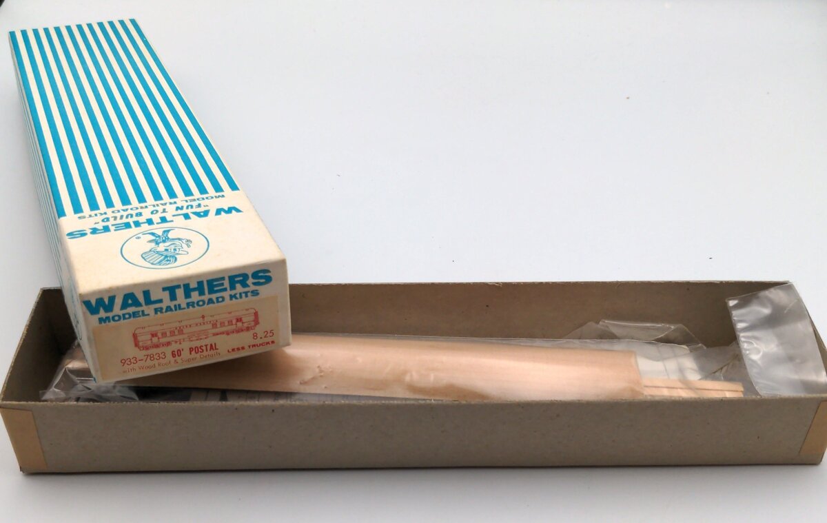 Walthers 933-7833 HO Scale 60' USPS Postal Car Kit