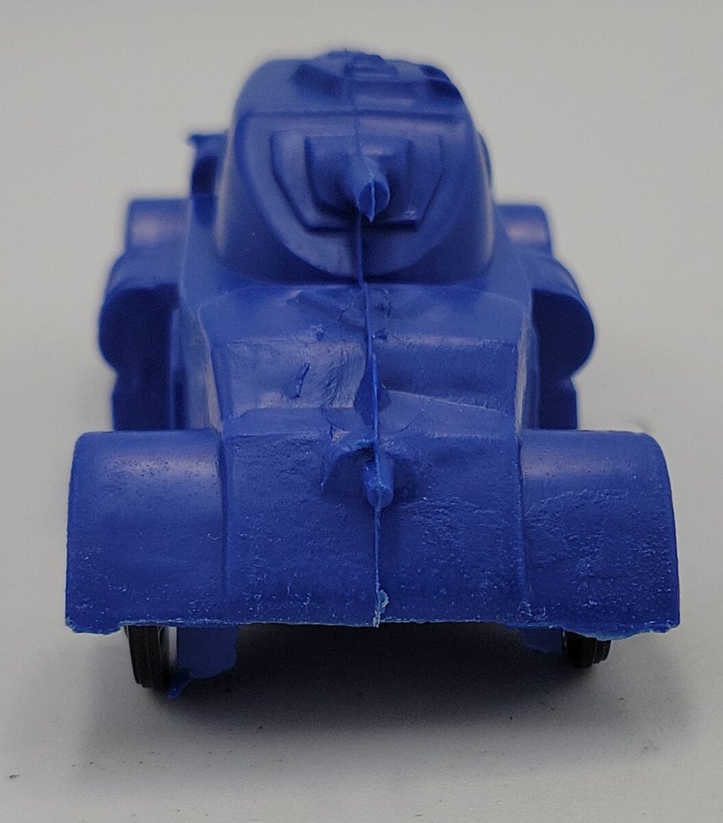 Marx MX-MVAC Blue Plastic Military Vehicle Armored Car