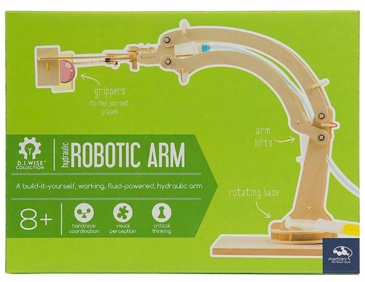 Acme 00501 By Marbles Robotic Arm Hydraulic Building Science Wood Kit