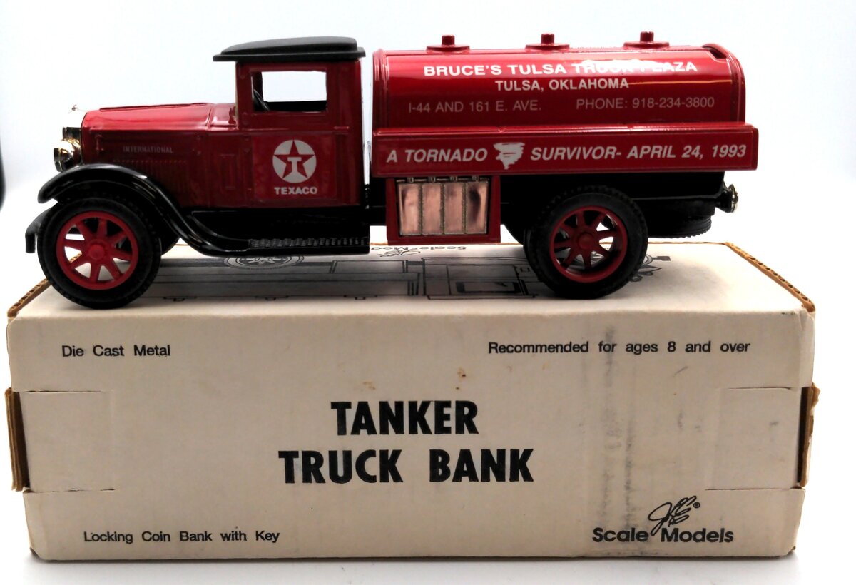 Ertl GB-410SM Texaco Tanker Truck Sample Bank