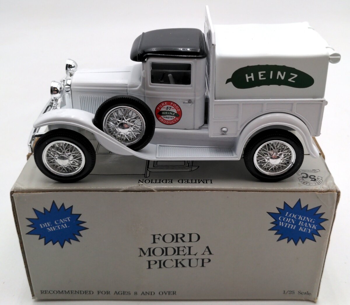 Liberty 1018 1/25 Die Cast Heinz Pickles Model A Pickup Bank