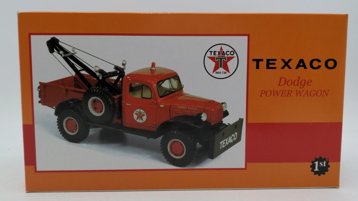 First Gear 18-2481 1:30 Scale Texaco 24 Hr. Dodge Power Wagon Limited Edition