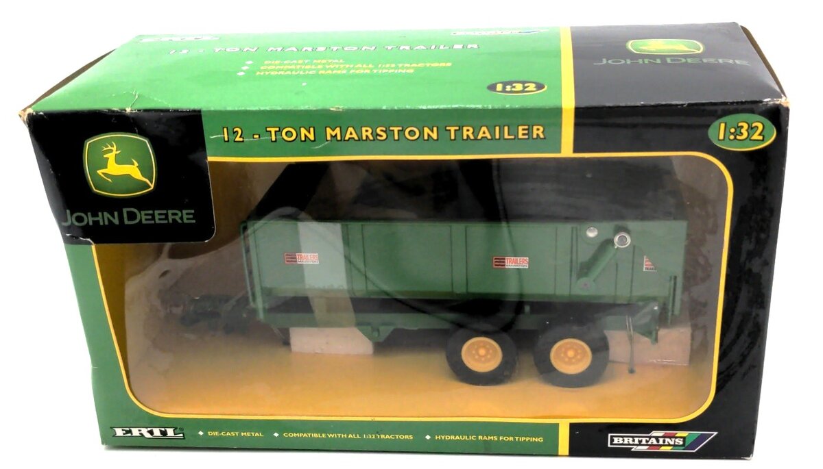 Ertl 40609 1:32 Scale John Deere Britains 12-Ton Marston Trailer