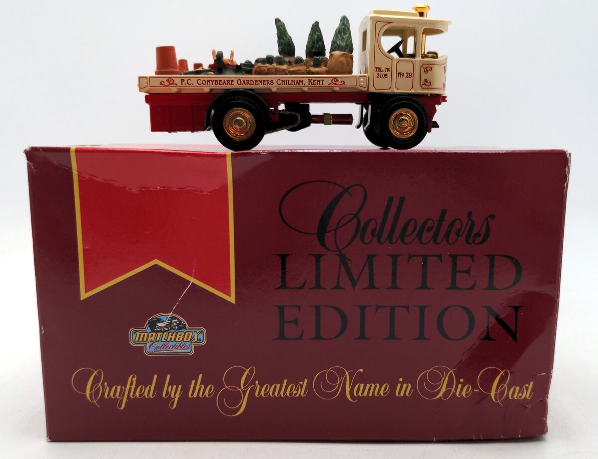 Matchbox YY018E 1918 Atkinson Steam Wagon "F.C. Conybeare Gardens Chilham Kent"