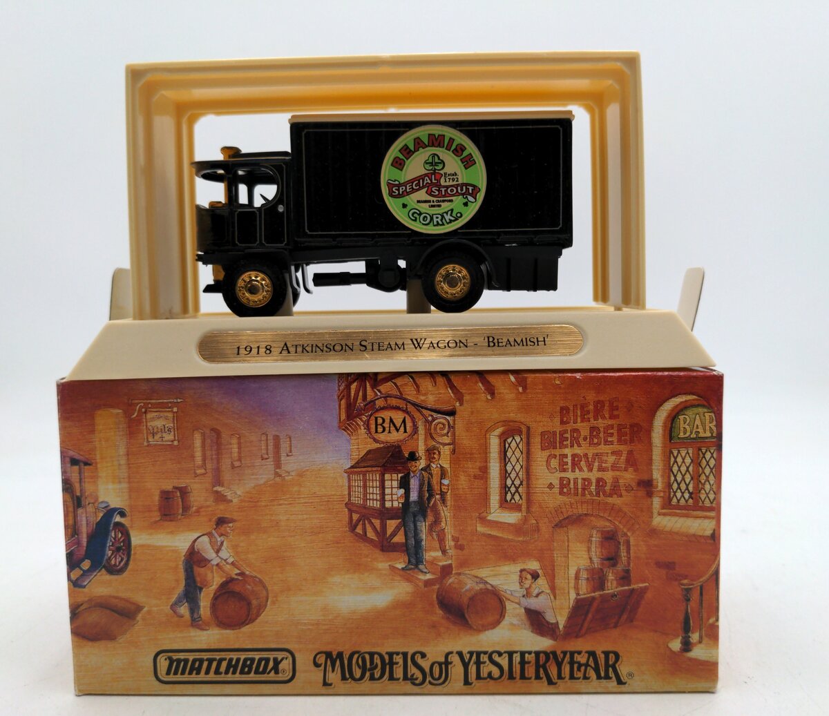 Matchbox YGB22 Great Beer of the World 1918 Atkinson Steam Wagon "Beamish"