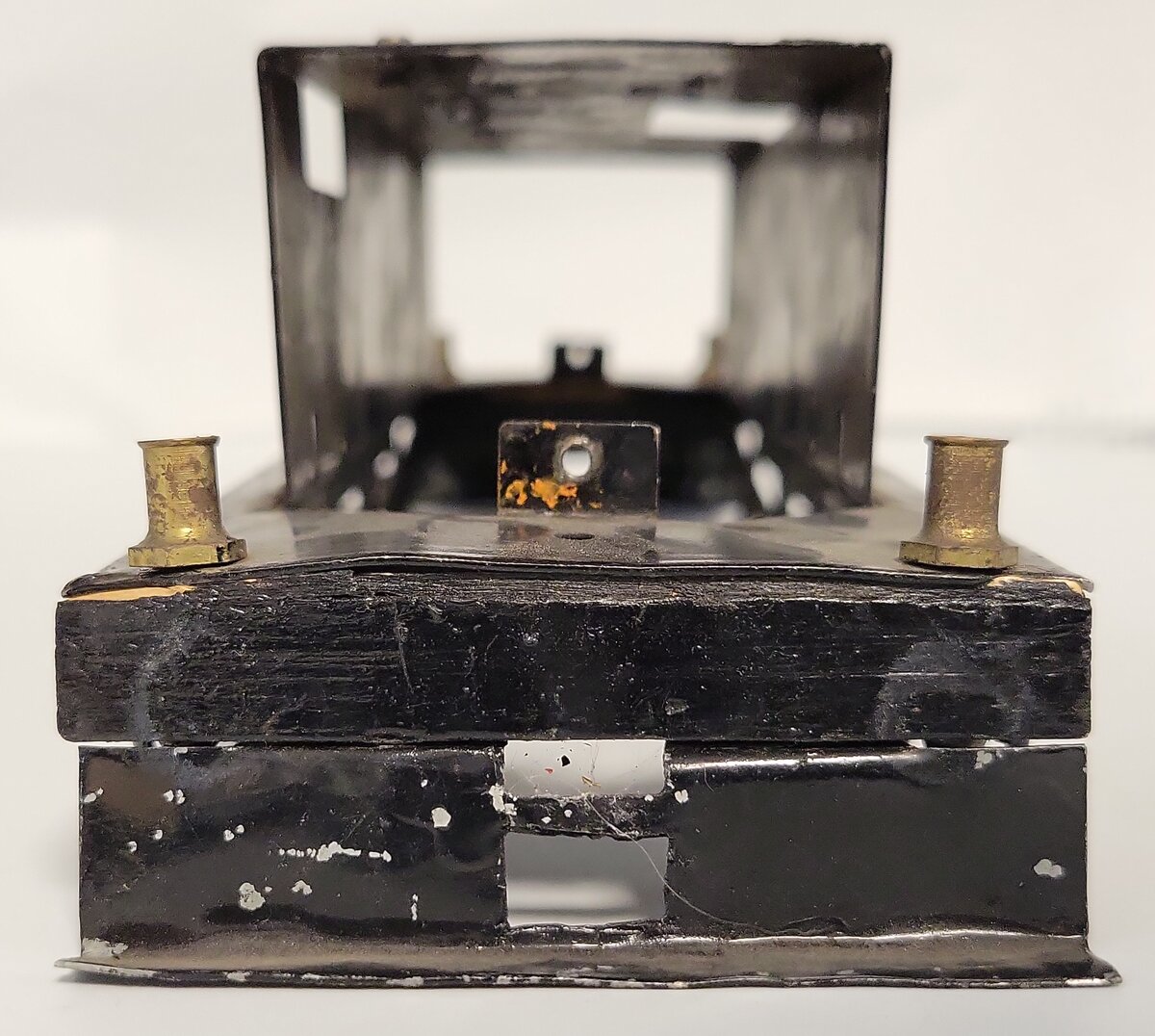 Lionel No. 256 Black Prewar Electric Locomotive Frame with Stanchion Holders