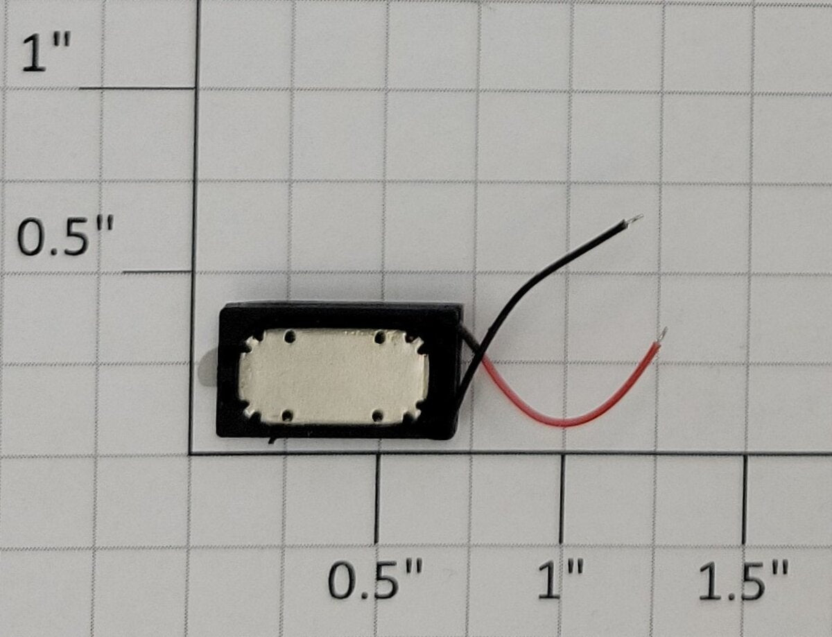 Digi-key 433-1131-ND 8 Ohm 500 MW Top Port 82 Db Speaker, 16mm L x 9mm W