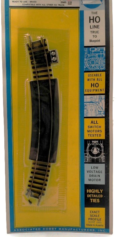 AHM 2568:119 HO Scale Code 100 Terminal Rerailer Track Brass