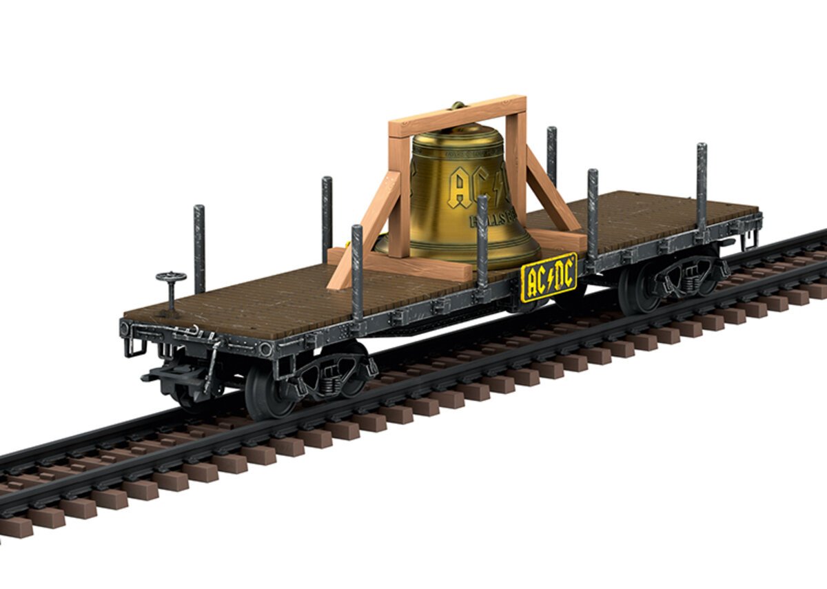 Marklin 46270 HO AC/DC Hells Bells Flat Car