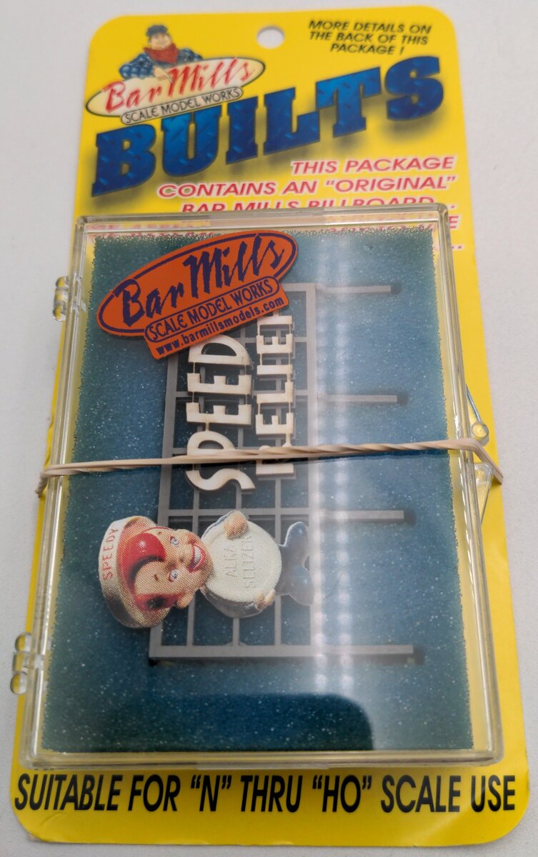 Bar Mills 0153 N-HO Scale "Speedy Relief" Billboard