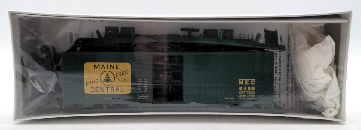 IMWX 489 HO Scale Maine Central 1937 A.A.R. Boxcar Road # 6489 Kit
