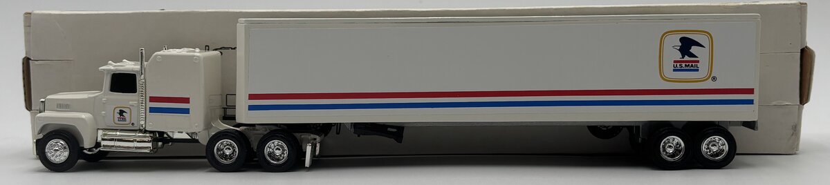 Ertl 7650 1991 USPS U. S. Mail Ford Cab and Trailer Limited Edition