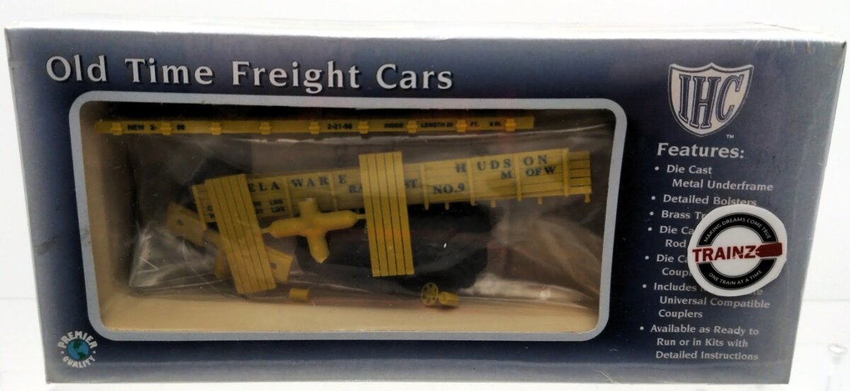IHC 58215 HO Scale 30' Low-Side Gondola W/ Load Delaware & Hudson Road No. 9 Kit