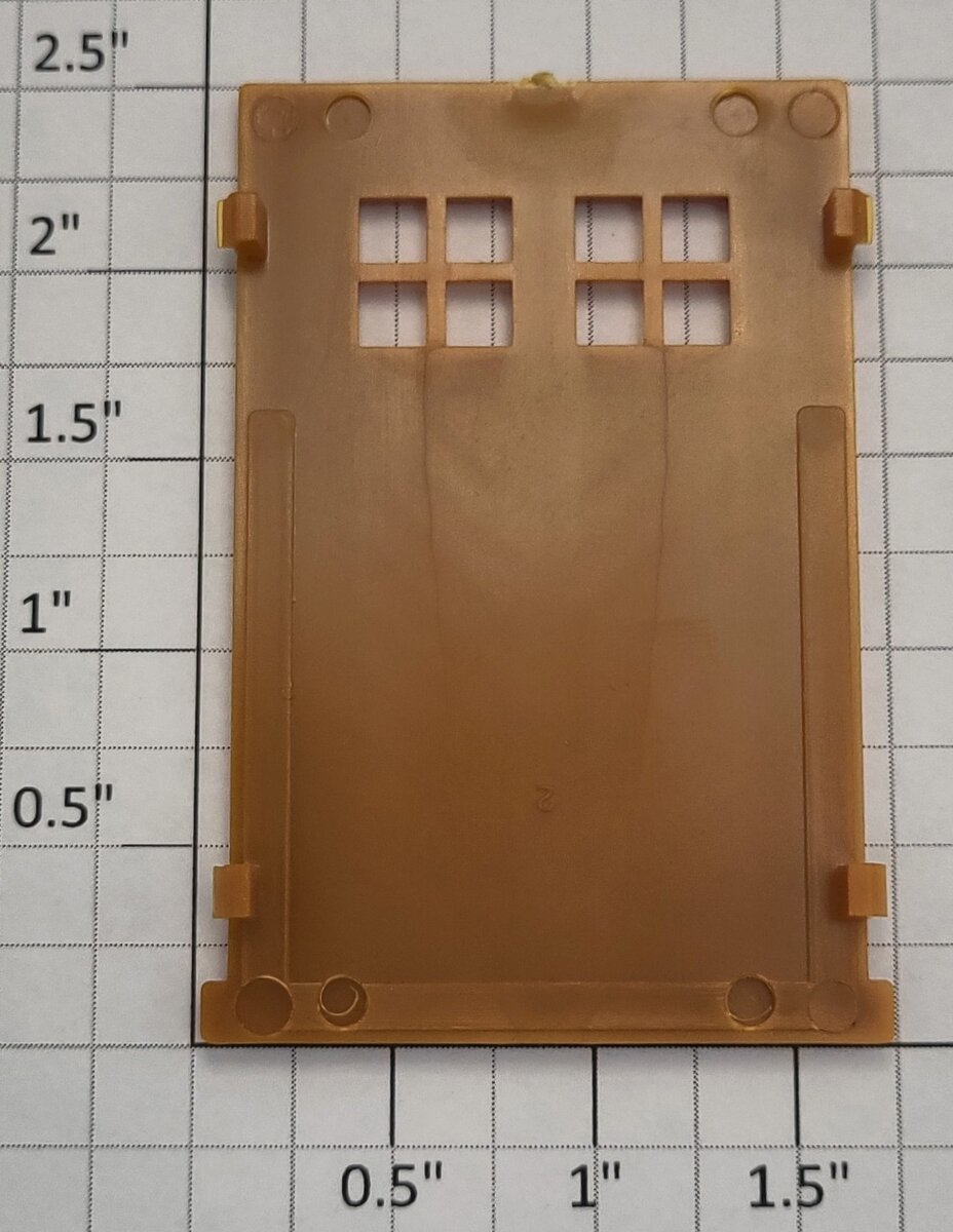 Lionel 12812-22 Tan Plastic Illuminated Station Double Door