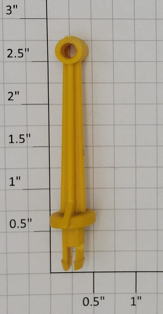 Lionel 419-6 O Gauge Heliport / Dispatching Station Mustard Yellow Antenna Post