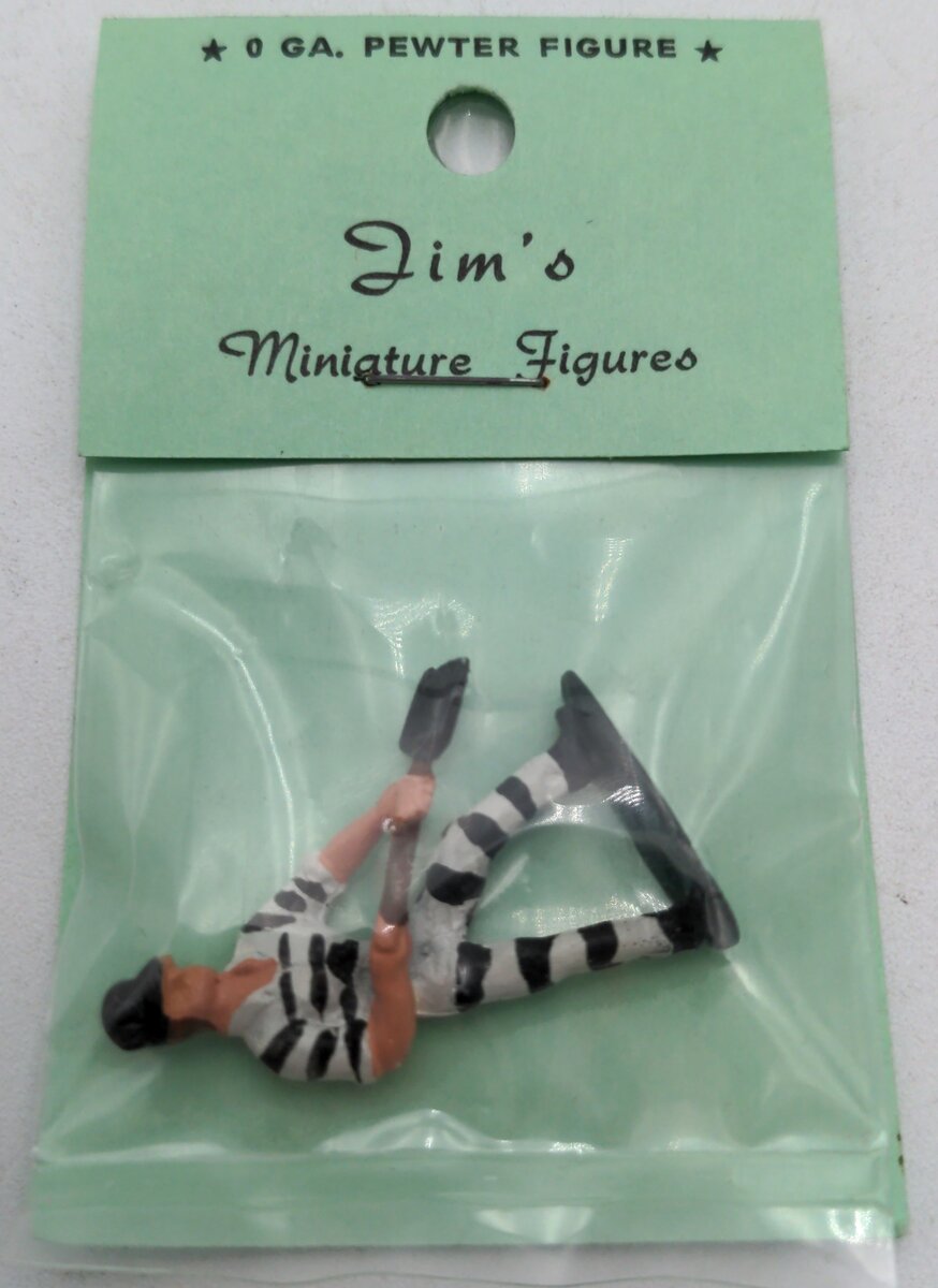 Jim's O Scale Pewter Prisoner with Shovel