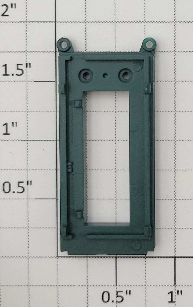 S-Helper 661-20-02 F3 Diesel Locomotive Green Plastic Rear Door Frame