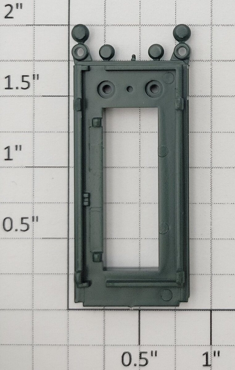 S-Helper 661-20-02 F7 Diesel Locomotive Forest Green Plastic Rear Door Frame