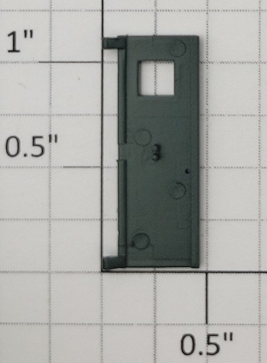 S-Helper 661-20-03 F7 Forest Green Plastic Rear Door with Square Window