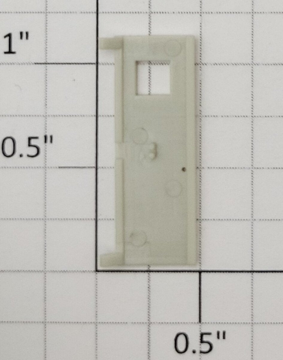 S-Helper 661-20-03 Unpainted Plastic Rear Door with Square Window