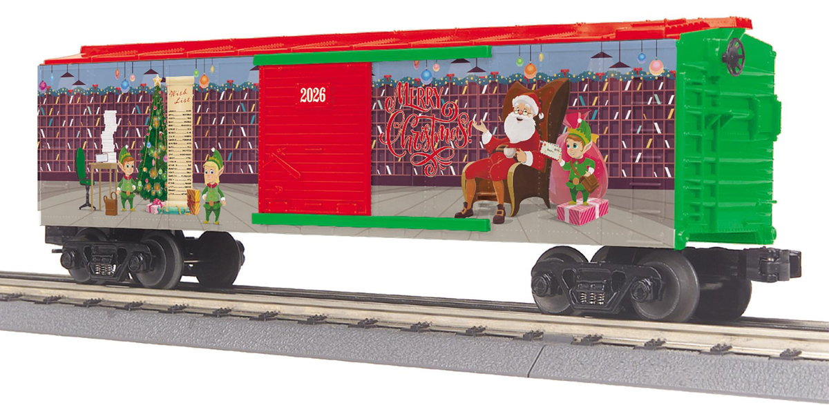 MTH 30-71307 O Santa’s Mail Room Christmas Box Car