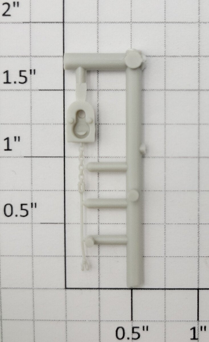 S-Helper 1278-05-05 Unpainted Plastic Ajax Brake Housing with Chain