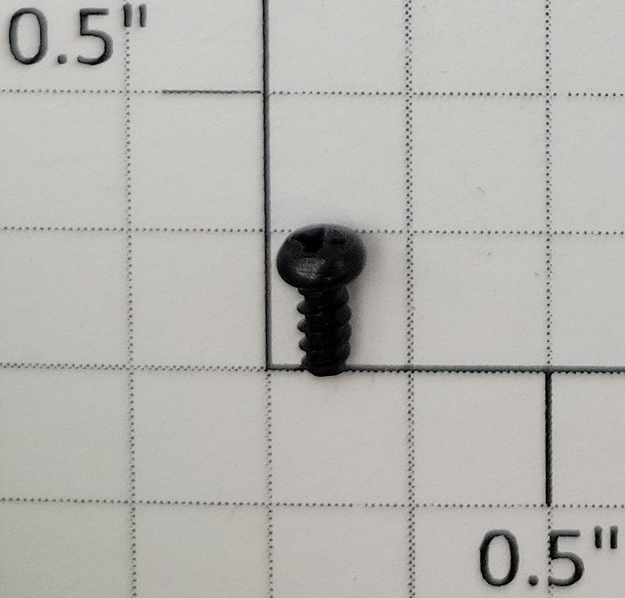 S-Helper 001-25050DPB M2.5 x 5mm Black Phillips Round Head Self Tapping Screw