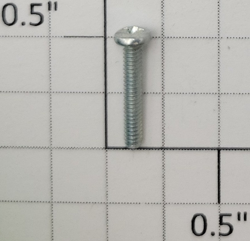 Acme 2-56 x 1/2" Zinc Phillips Pan Head Machine Screw
