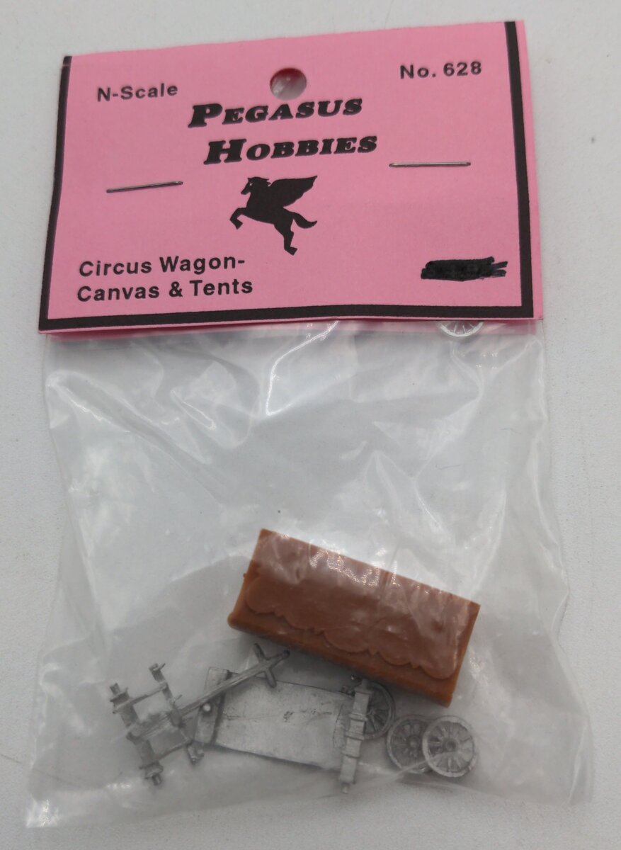 Pegasus Hobbies N Scale Circus Wagon Canvas & Tents Kit