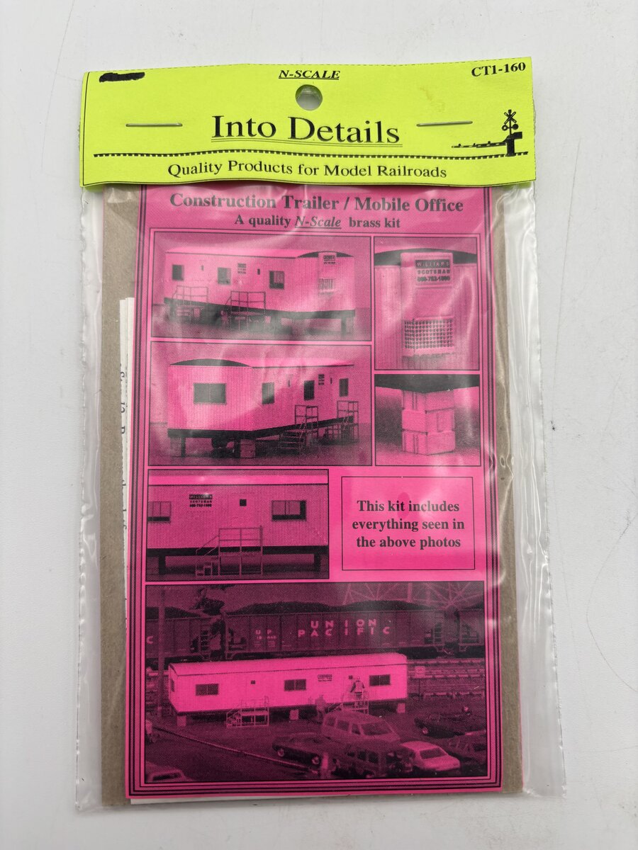 Into Details CT1-160 N 40 Ft Construction Trailer/Mobile Office Brass Kit
