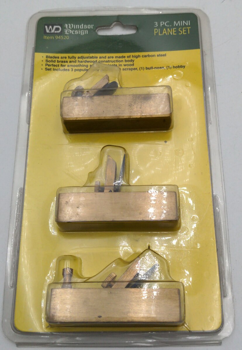 Harbor Freight 94520 Mini Plane Set 3 Pcs