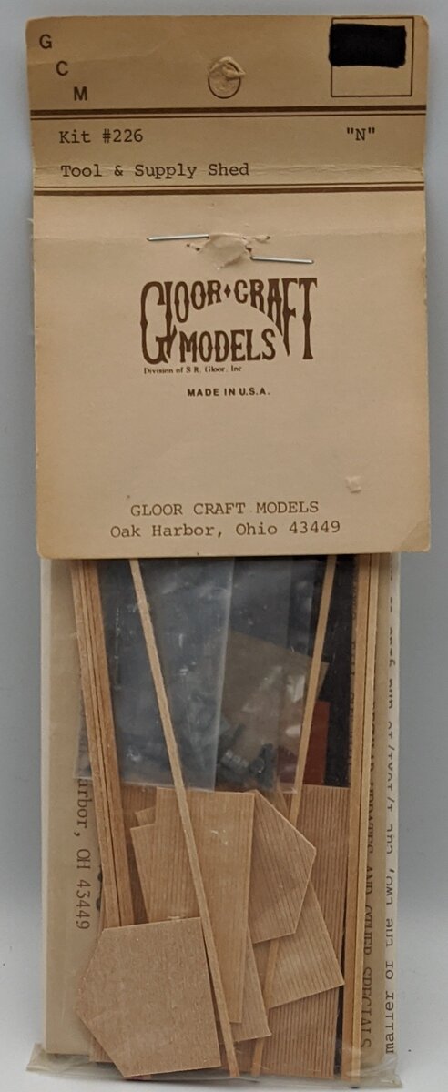 GCM 226 N Tool & Supply Shed Building Kit