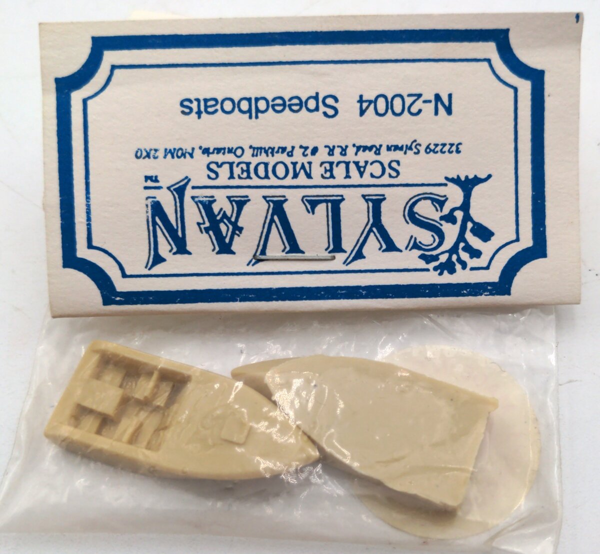 Sylvan Scale Models N-2004 N Scale Speedboats Kit (Pack of 2)
