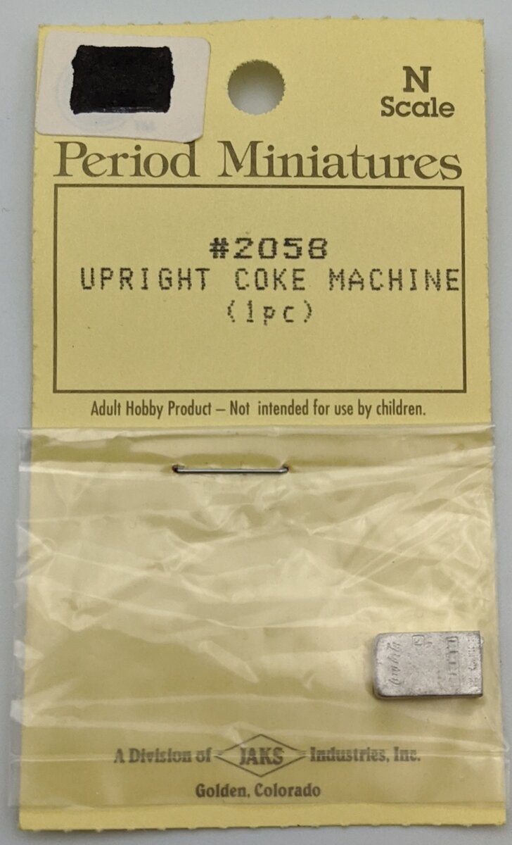 Period Miniatures 2058 N Upright Coke Machine