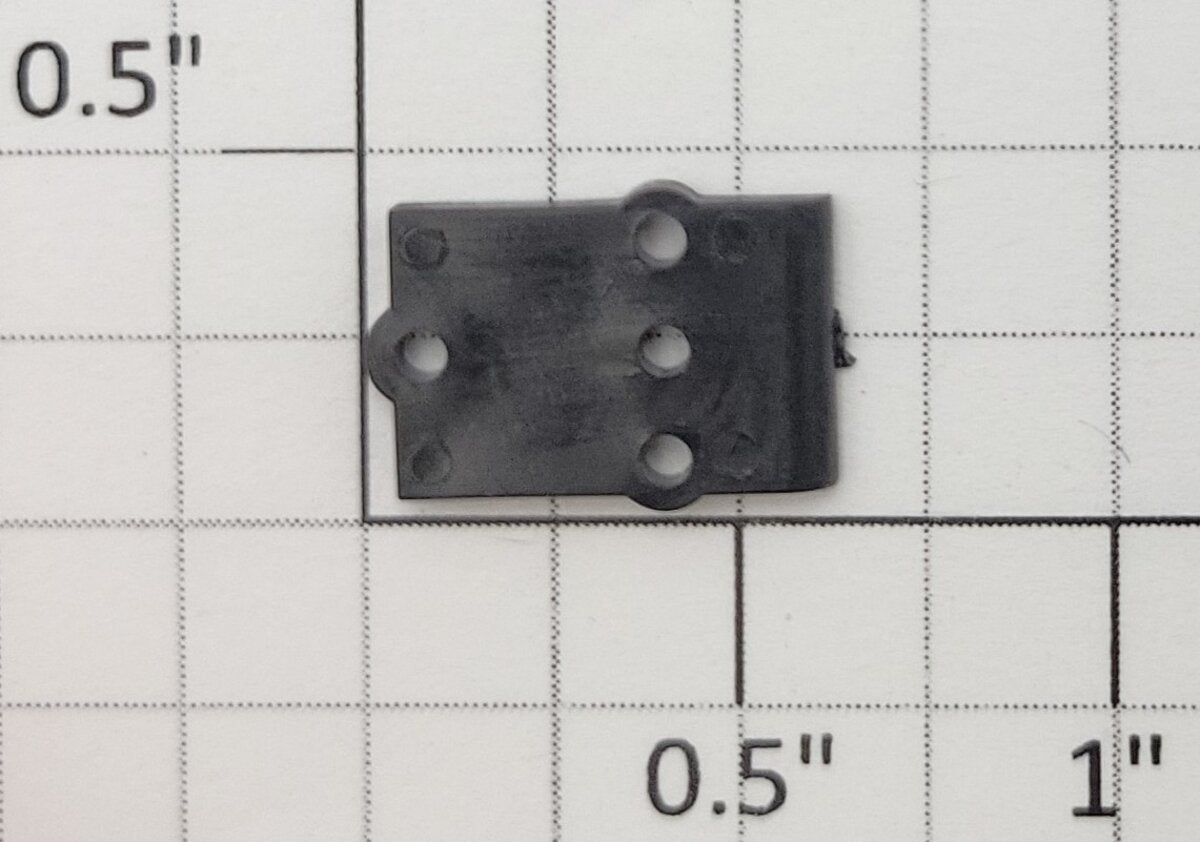S-Helper 653-10-08 Black Plastic Coupler Joint Plate