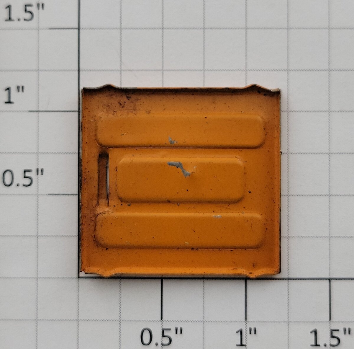 Lionel 1679-1 Curtis' Baby Ruth Boxcar Orange Tinplate Door with Handle