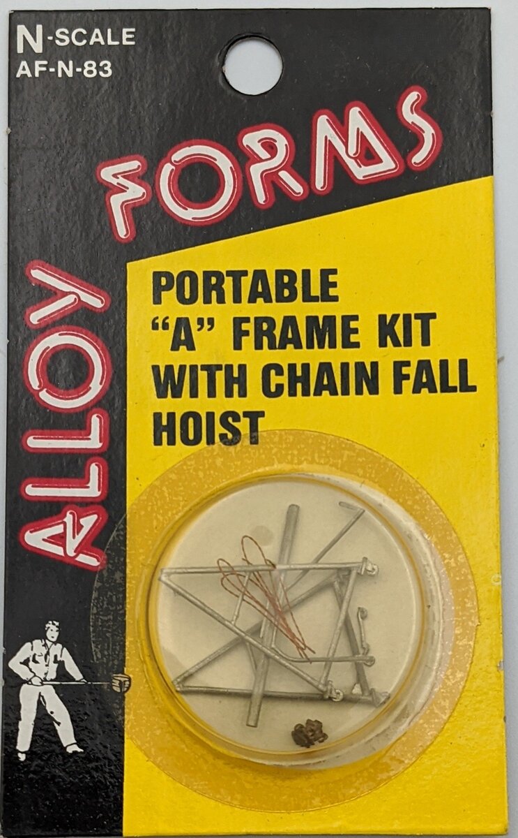 Alloy Forms N-109 N Portable A Frame With Chain Fall Hoist