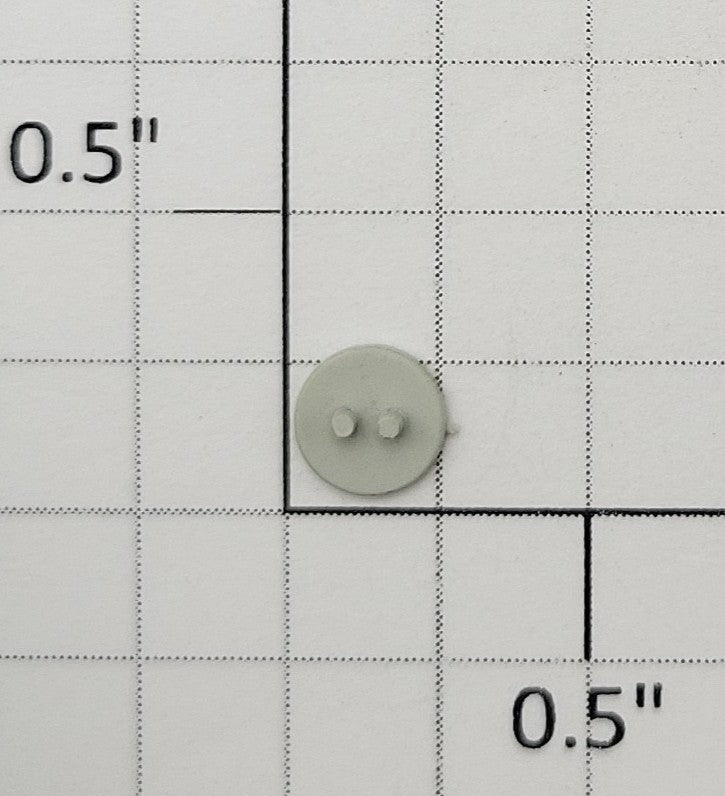 S-Helper 661-10-09 Unpainted Plastic Round Drumhead